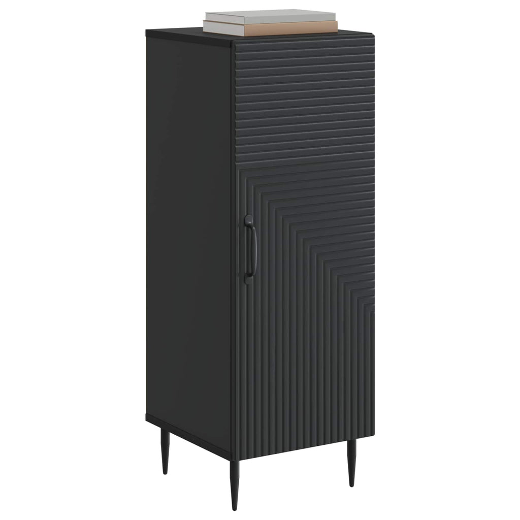 Sideboard Schwarz 33 x 34,5 x 89,5 cm Holzwerkstoff