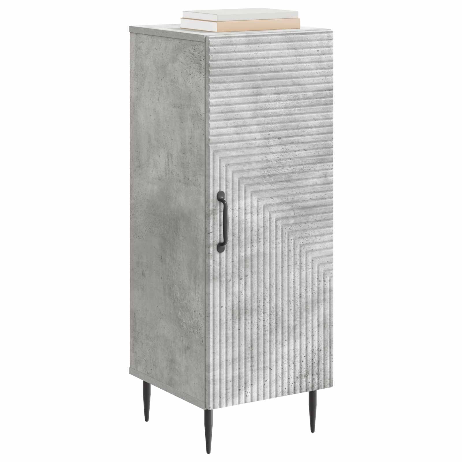 Sideboard Betongrau 33 x 34,5 x 89,5 cm Holzwerkstoff