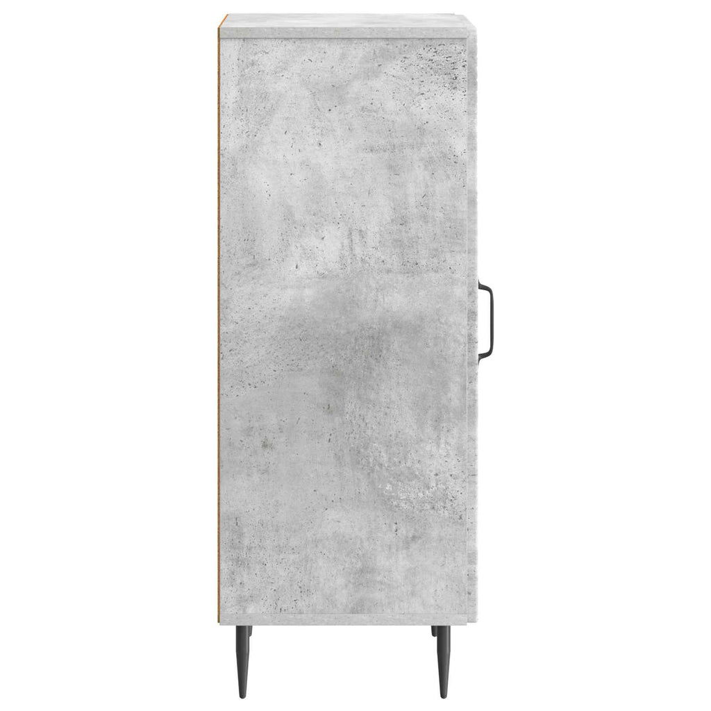 Sideboard Betongrau 33 x 34,5 x 89,5 cm Holzwerkstoff