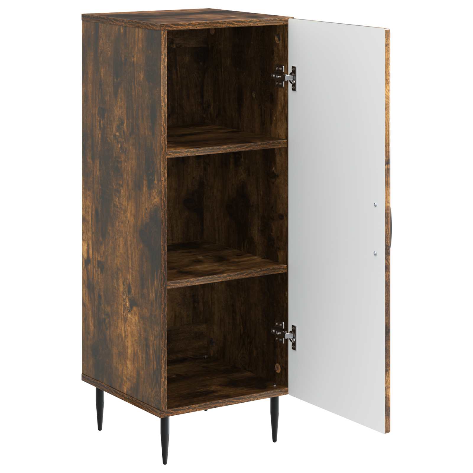 Sideboard Geräucherte Eiche 33 x 34,5 x 89,5 cm Holzwerkstoff