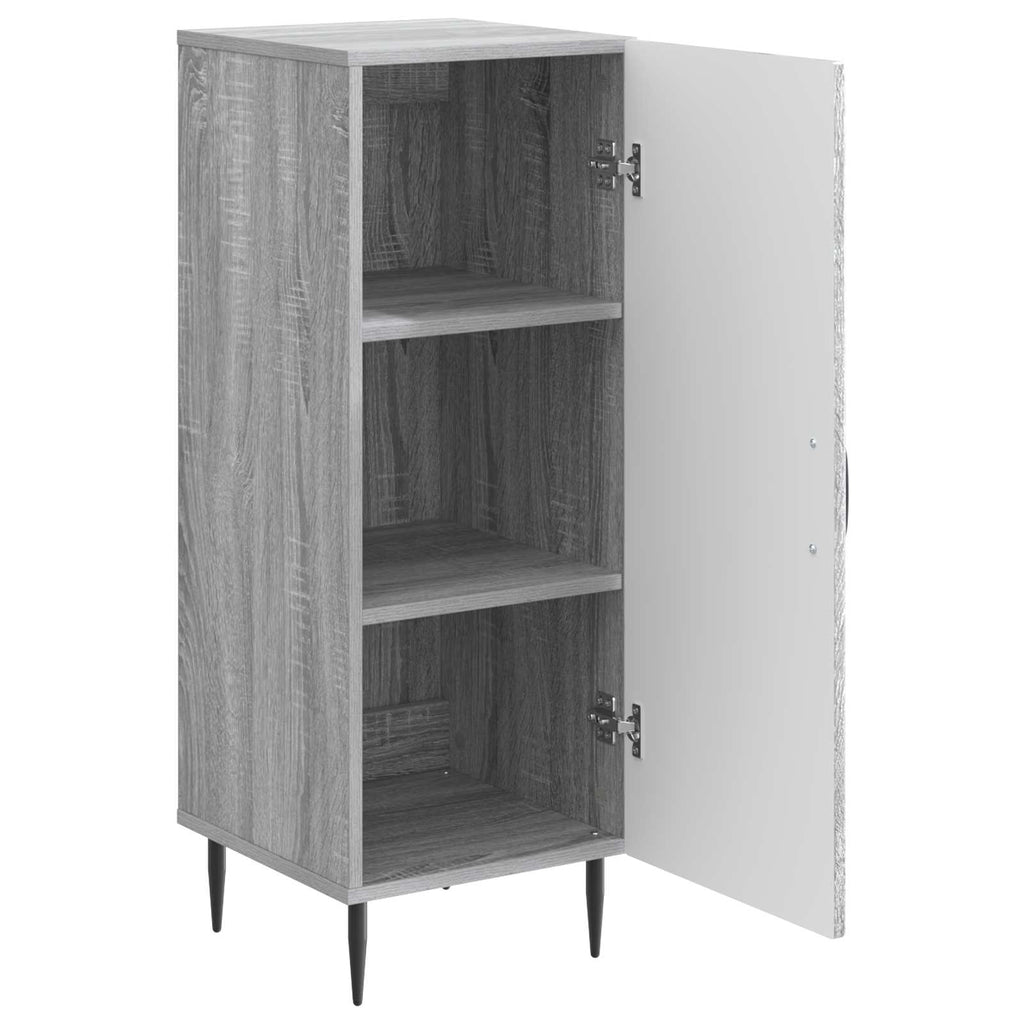 Sideboard Graues Sonoma 33 x 34,5 x 89,5 cm Holzwerkstoff