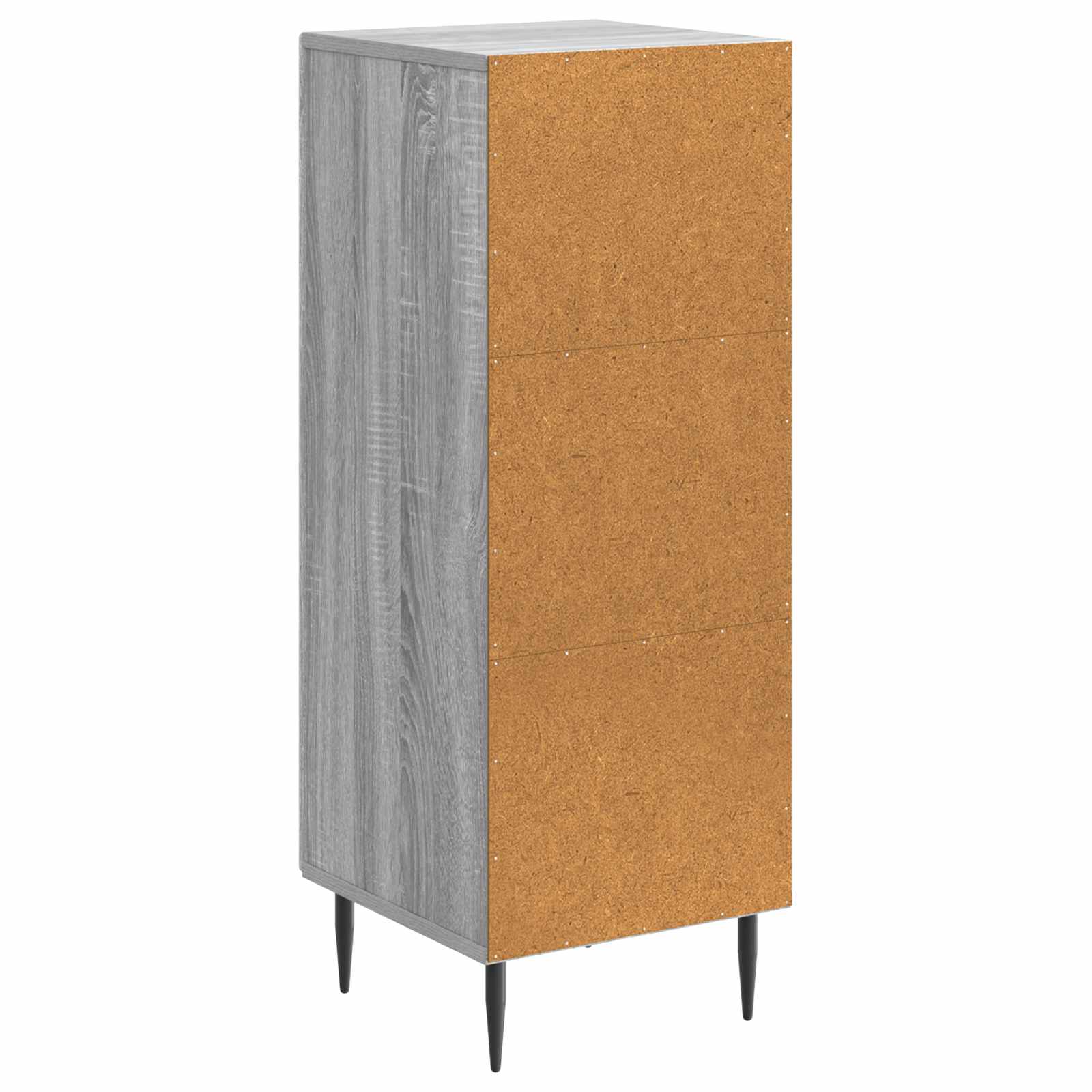 Sideboard Graues Sonoma 33 x 34,5 x 89,5 cm Holzwerkstoff
