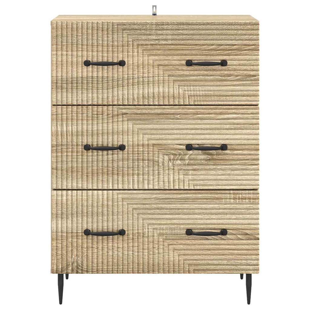 Schubladenschrank Sonoma-Eiche 66 x 34,5 x 89,5 cm