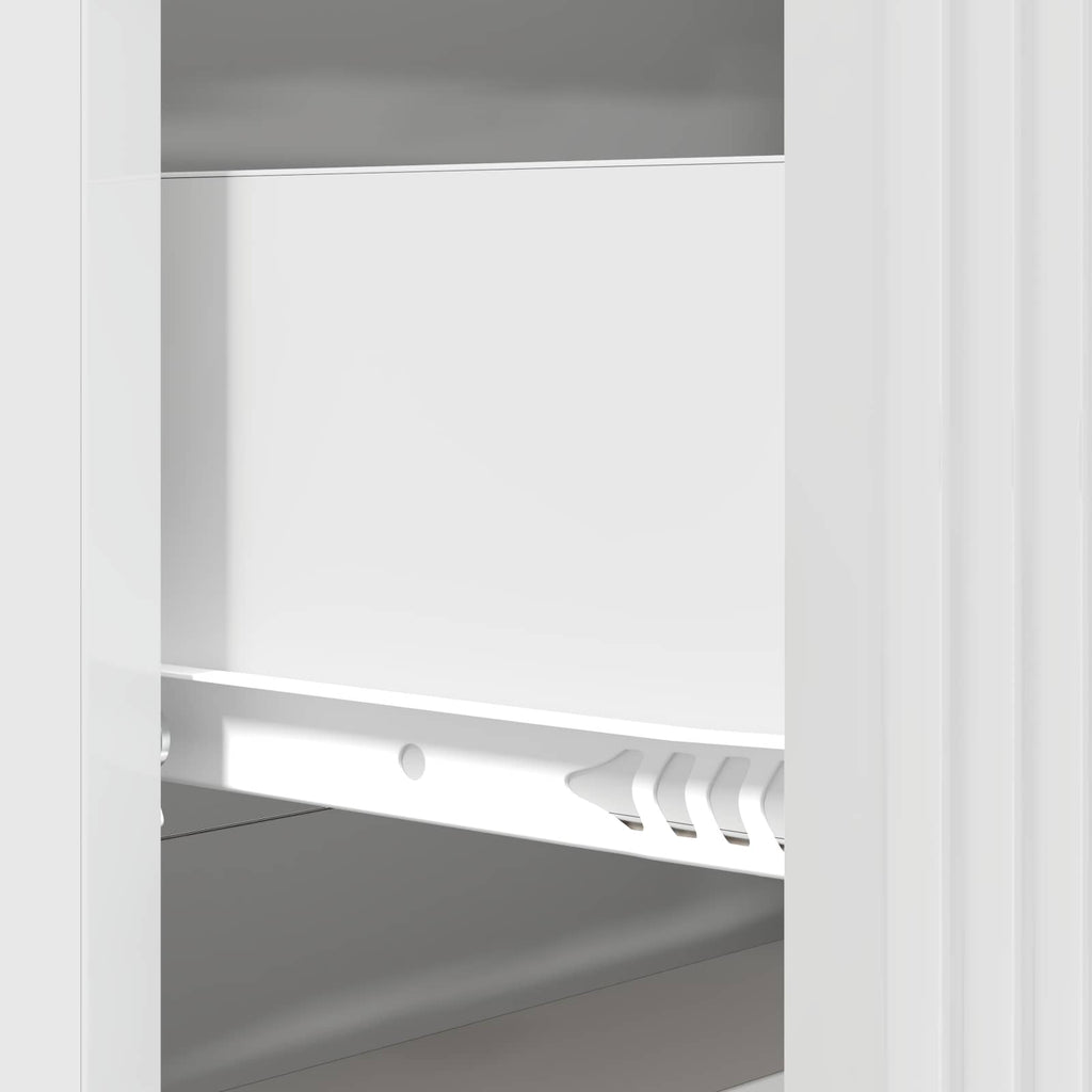 Schubladenschrank Hochglanz Weiß 66 x 34,5 x 89,5 cm