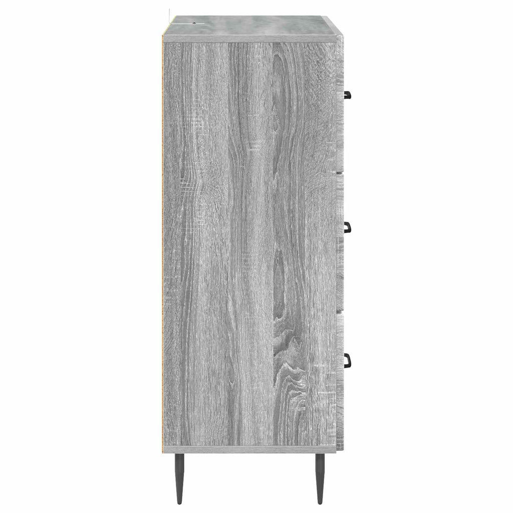 Schubladenschrank Grau Sonoma 66 x 34,5 x 89,5 cm Holzwerkstoff