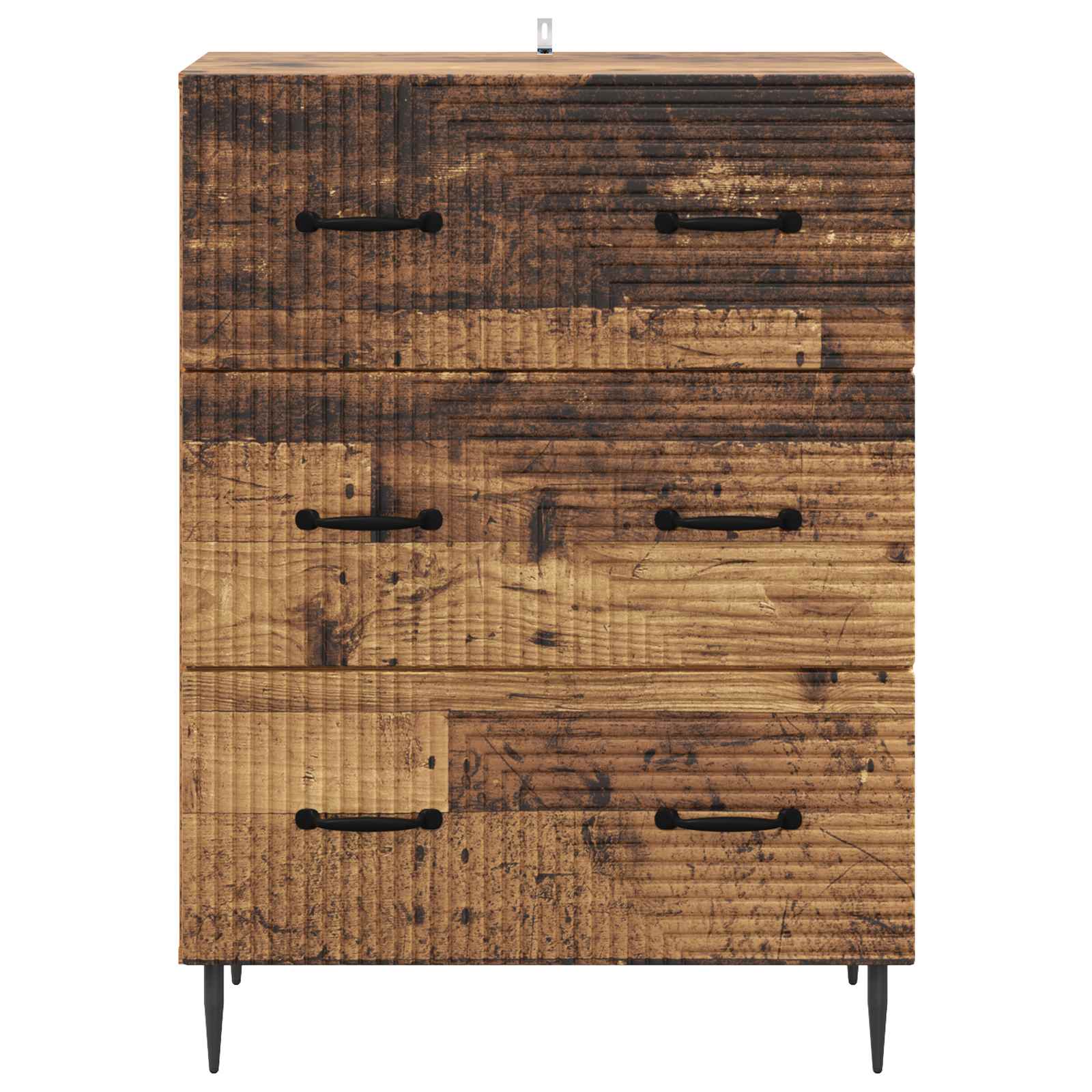 Schubladenschrank Altholz 66 x 34,5 x 89,5 cm Holzwerkstoff