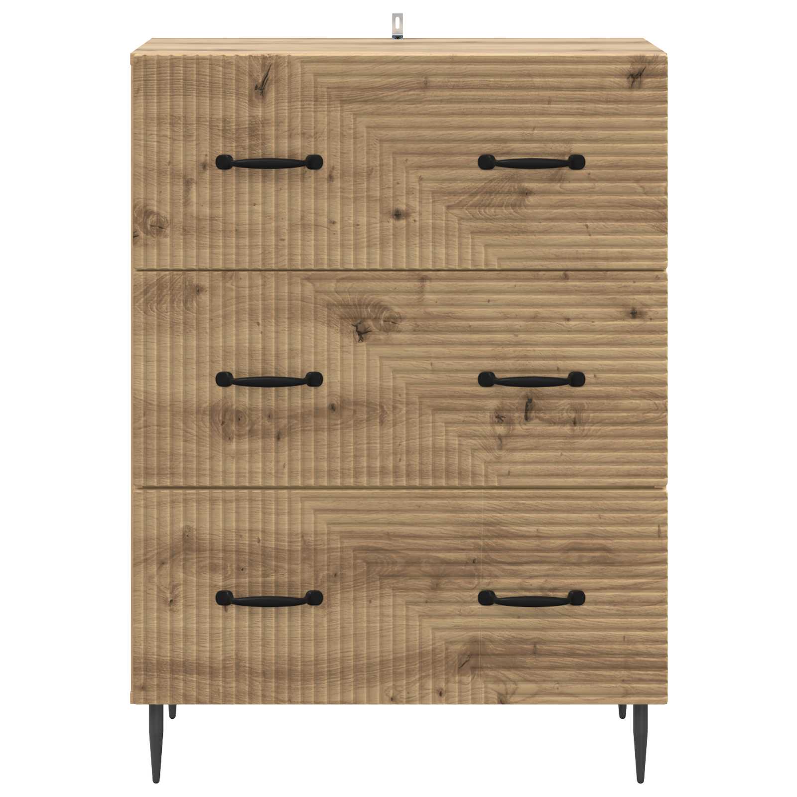 Schubladenschrank Artisan-Eiche 66 x 34,5 x 89,5 cm