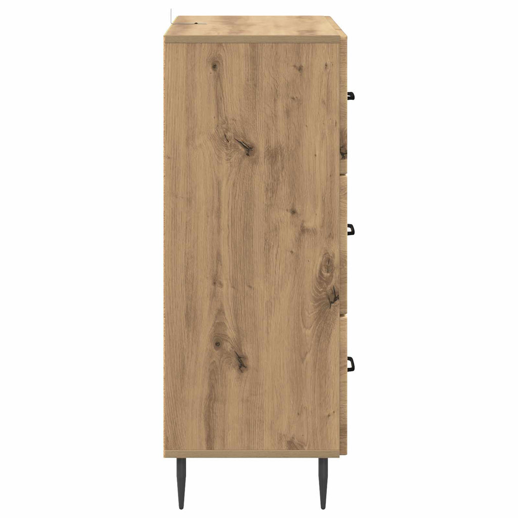 Schubladenschrank Artisan-Eiche 66 x 34,5 x 89,5 cm