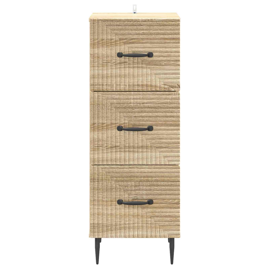 Schubladenschrank Sonoma-Eiche 33 x 34,5 x 89,5 cm