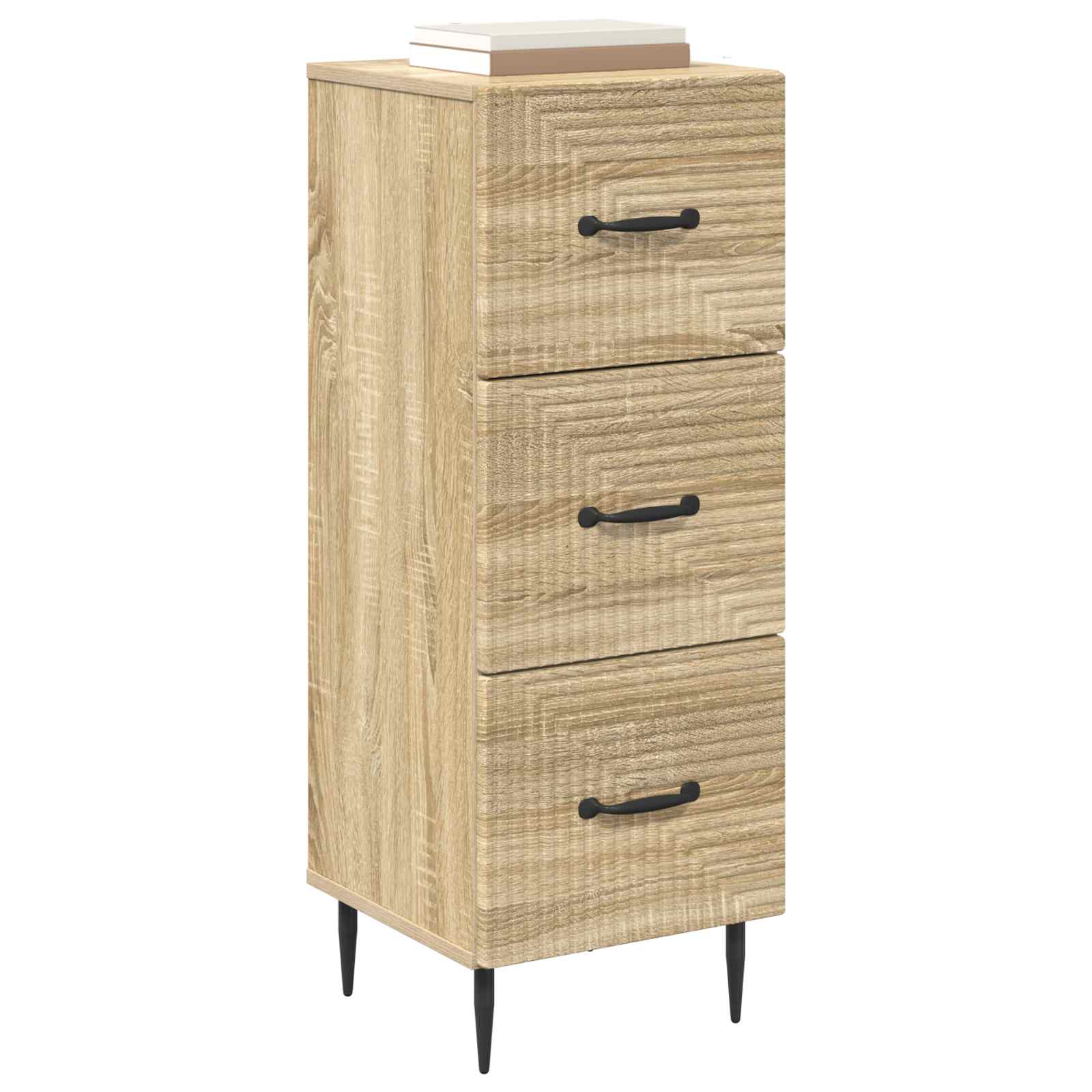 Schubladenschrank Sonoma-Eiche 33 x 34,5 x 89,5 cm