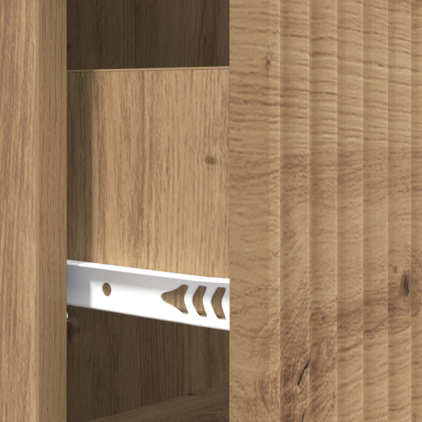 Schubladenschrank Artisan-Eiche 33 x 34,5 x 89,5 cm