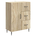 Sideboard Sonoma-Eiche 66 x 34,5 x 89,5 cm Holzwerkstoff