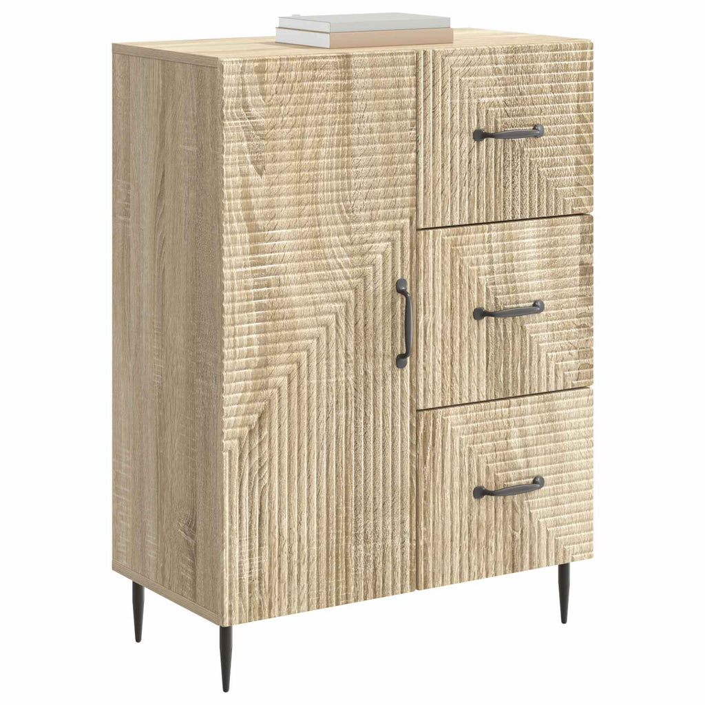 Sideboard Sonoma-Eiche 66 x 34,5 x 89,5 cm Holzwerkstoff