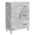 Sideboard Betongrau 66 x 34,5 x 89,5 cm Holzwerkstoff