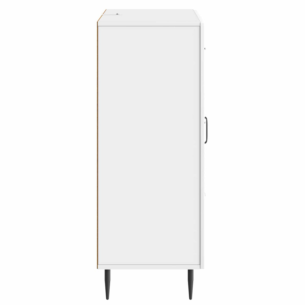 Sideboard Hochglanz Weiß 66 x 34,5 x 89,5 cm Holzwerkstoff