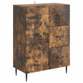 Sideboard Geräucherte Eiche 66 x 34,5 x 89,5 cm Holzwerkstoff