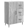 Sideboard Graues Sonoma 66 x 34,5 x 89,5 cm Holzwerkstoff