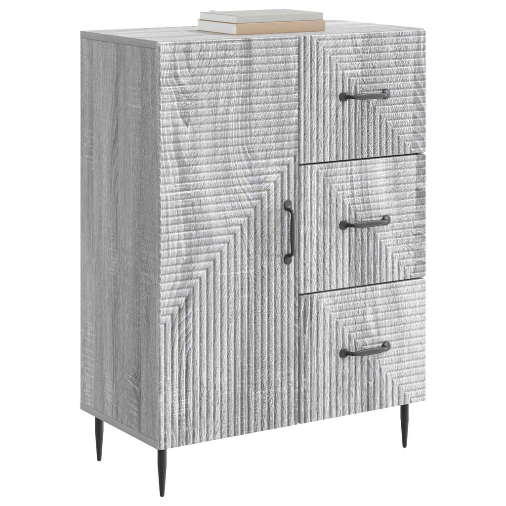 Sideboard Graues Sonoma 66 x 34,5 x 89,5 cm Holzwerkstoff