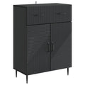 Sideboard Schwarz 66 x 34,5 x 89,5 cm Holzwerkstoff