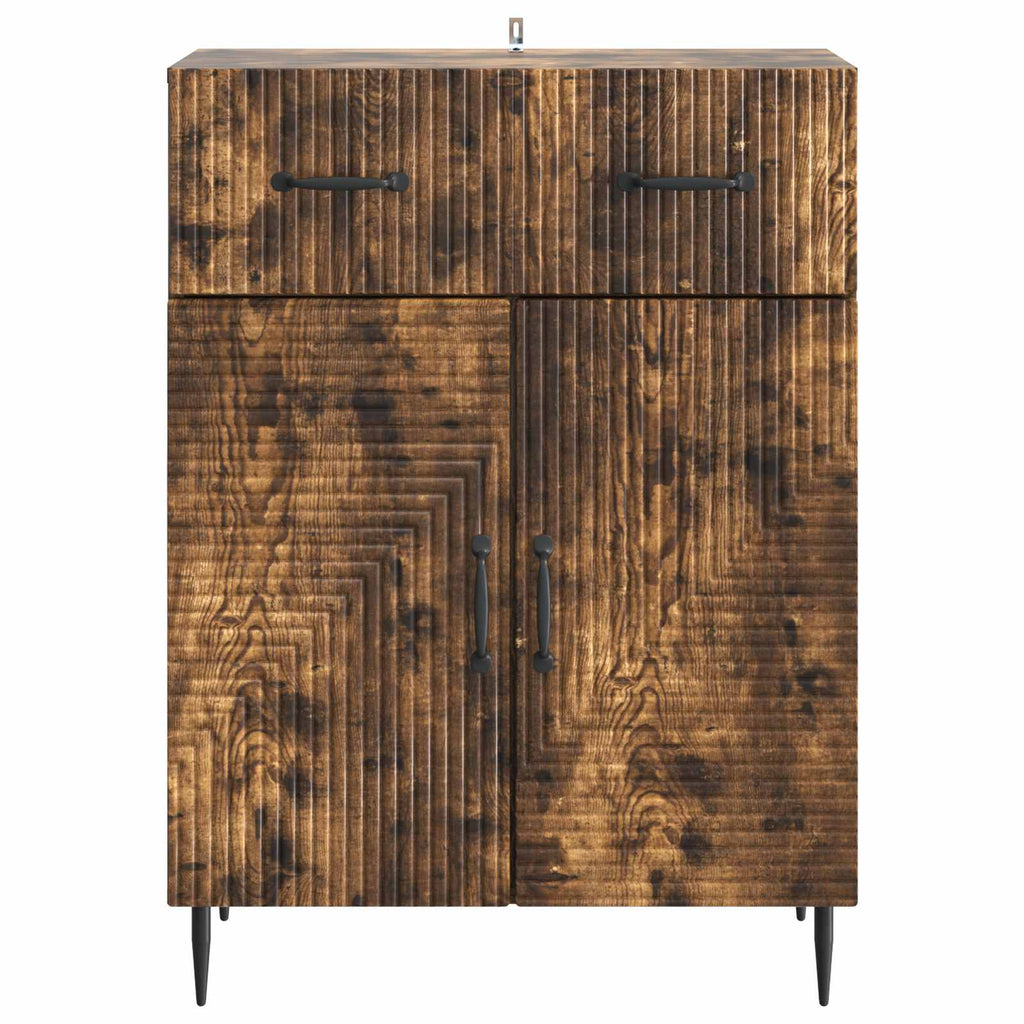 Sideboard Geräucherte Eiche 66 x 34,5 x 89,5 cm Holzwerkstoff