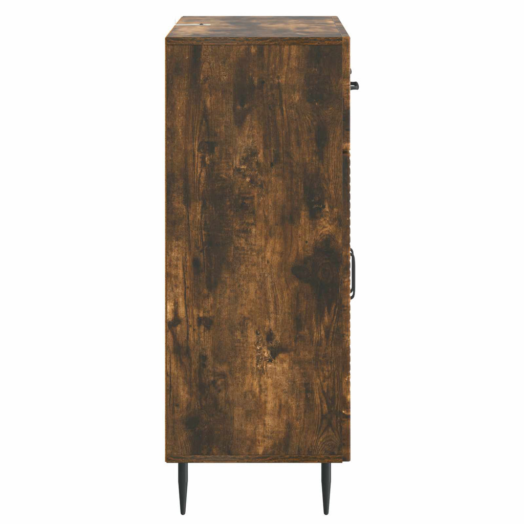 Sideboard Geräucherte Eiche 66 x 34,5 x 89,5 cm Holzwerkstoff