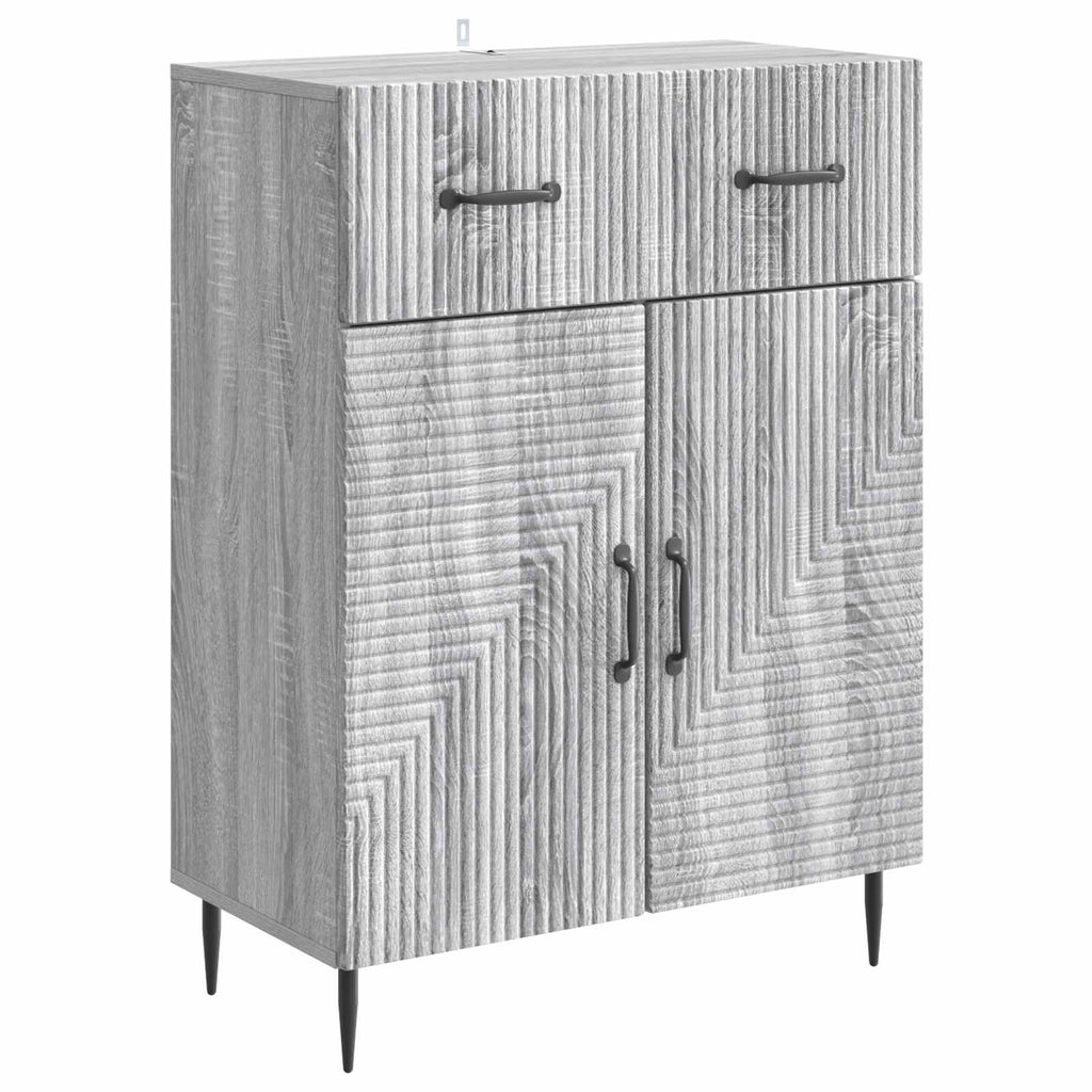 Sideboard Graues Sonoma 66 x 34,5 x 89,5 cm Holzwerkstoff