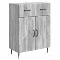 Sideboard Graues Sonoma 66 x 34,5 x 89,5 cm Holzwerkstoff