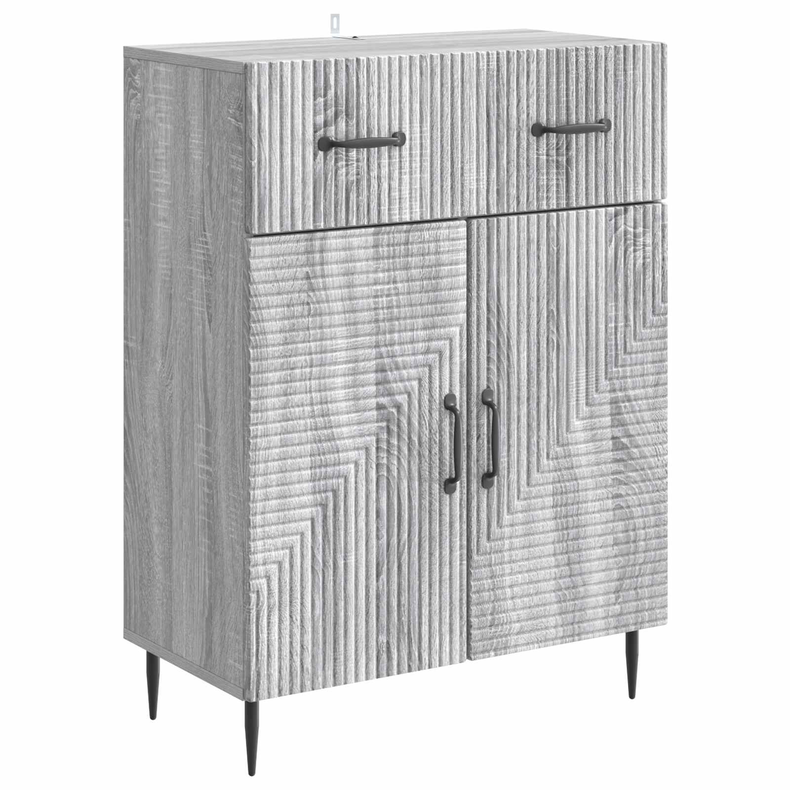 Sideboard Graues Sonoma 66 x 34,5 x 89,5 cm Holzwerkstoff