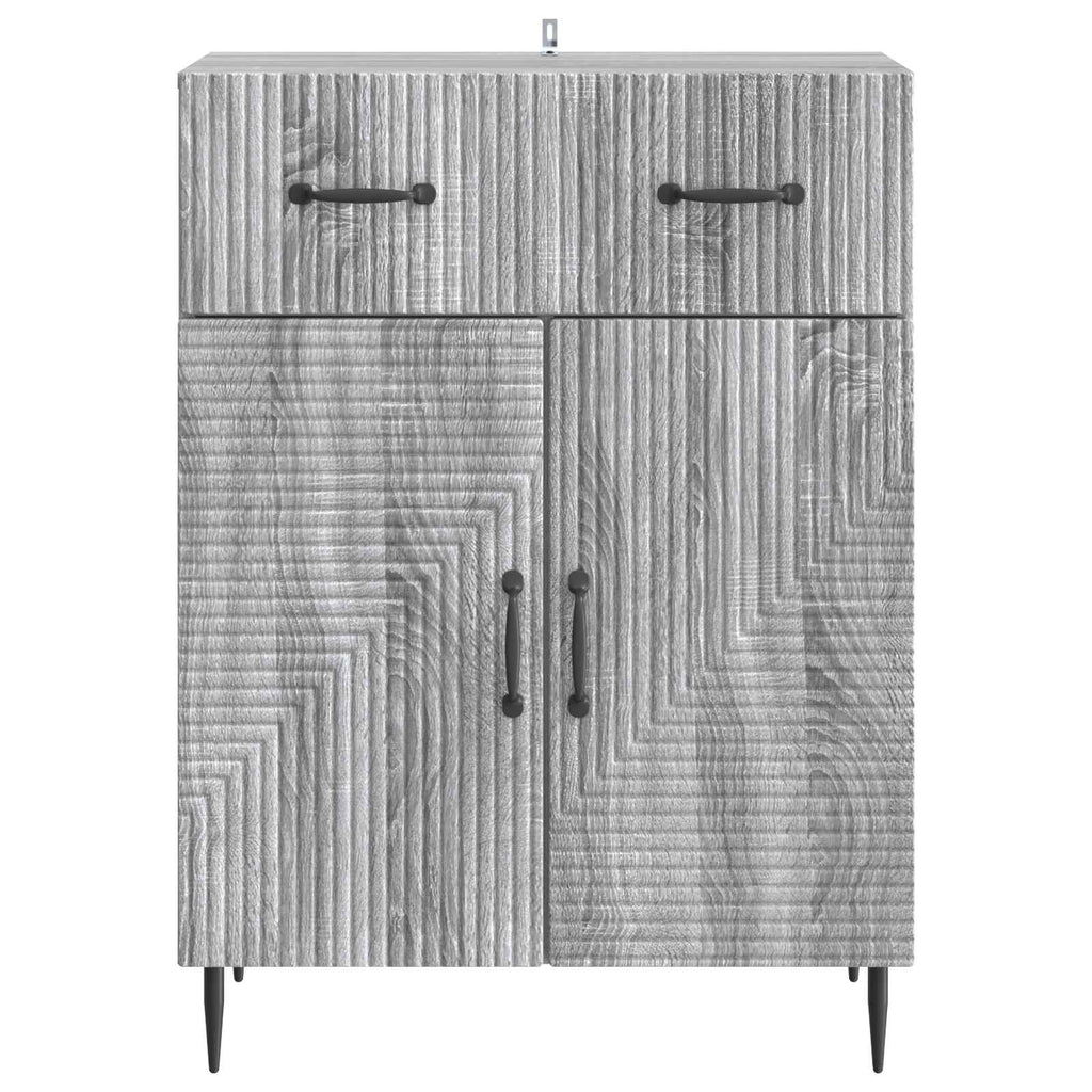 Sideboard Graues Sonoma 66 x 34,5 x 89,5 cm Holzwerkstoff