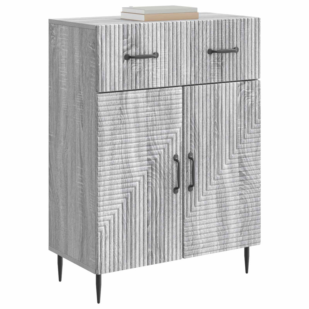 Sideboard Graues Sonoma 66 x 34,5 x 89,5 cm Holzwerkstoff