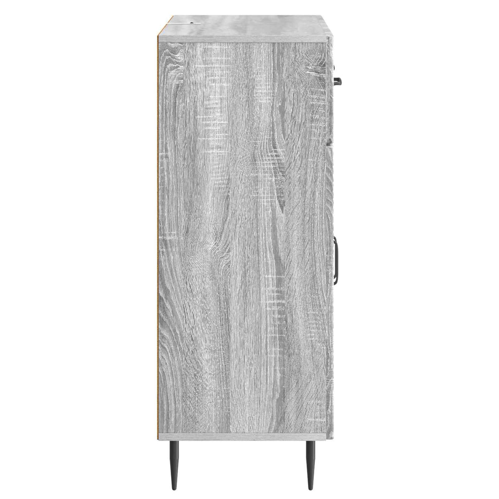 Sideboard Graues Sonoma 66 x 34,5 x 89,5 cm Holzwerkstoff