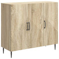 Sideboard Sonoma-Eiche 89 x 34,5 x 80 cm Holzwerkstoff