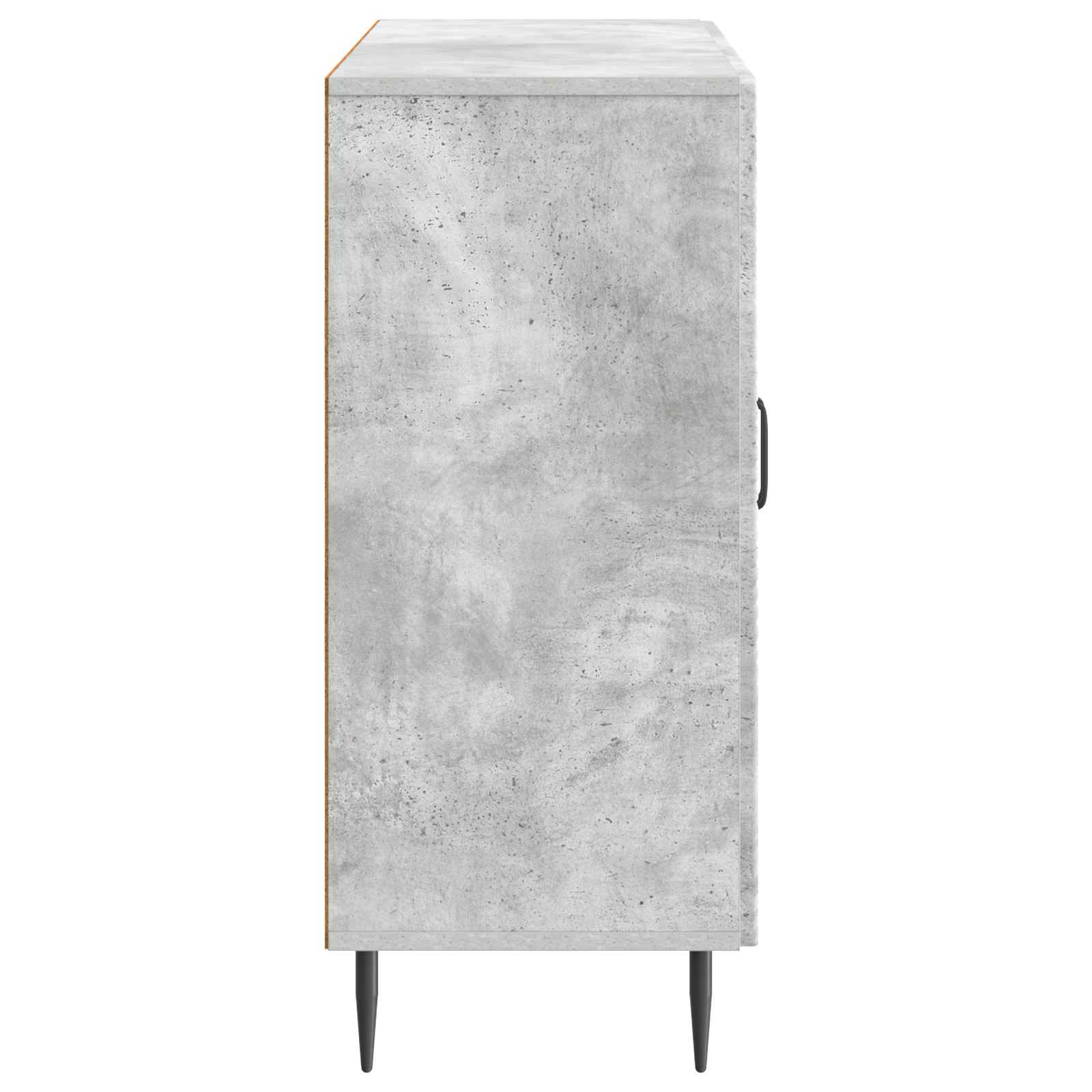 Sideboard Betongrau 89 x 34,5 x 80 cm Holzwerkstoff
