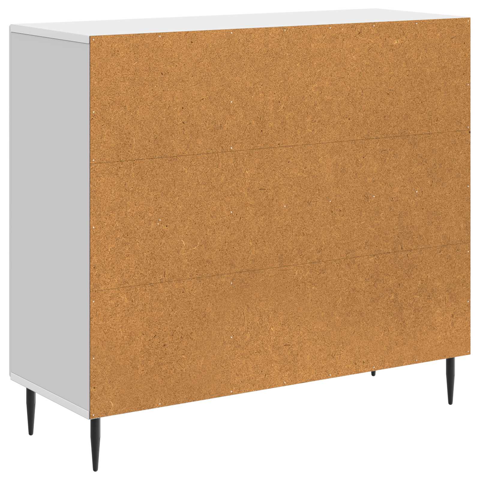 Sideboard Hochglanz Weiß 89 x 34,5 x 80 cm Holzwerkstoff