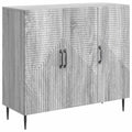 Sideboard Graues Sonoma 89 x 34,5 x 80 cm Holzwerkstoff