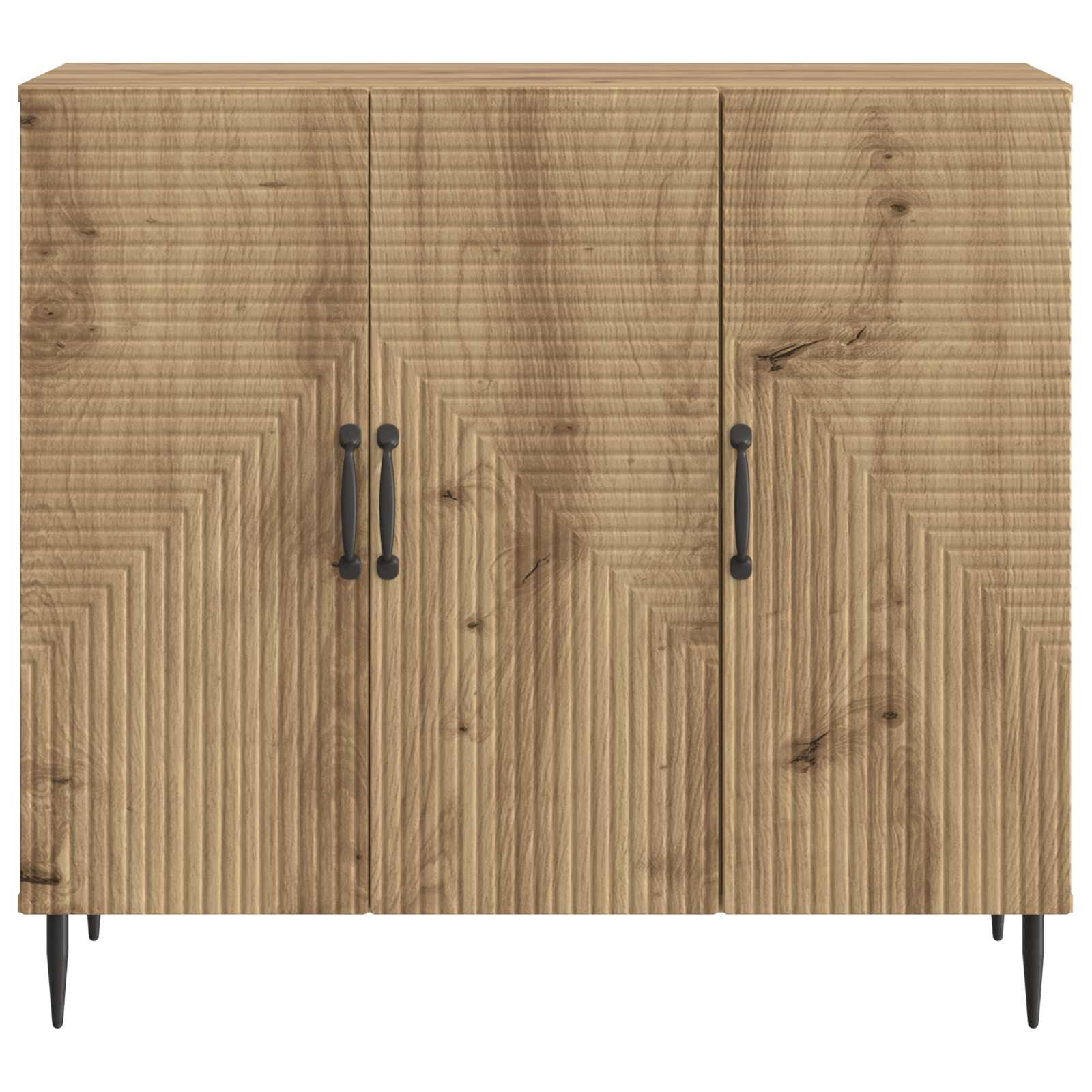 Sideboard Artisan-Eiche 89 x 34,5 x 80 cm Holzwerkstoff