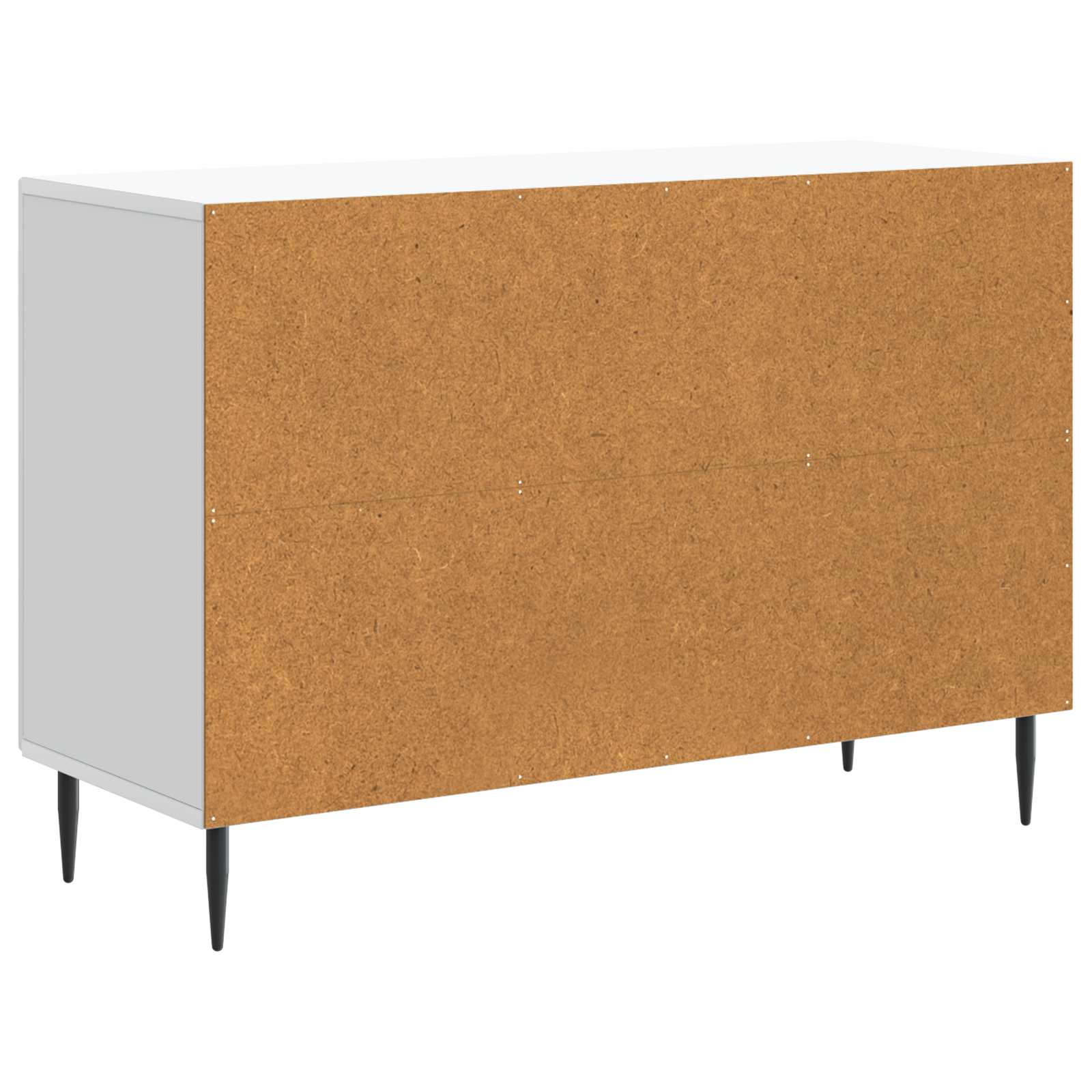 Sideboard mit Schubladen Weiß 89 x 34,5 x 60 cm Holzwerkstoff
