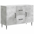 Sideboard Betongrau 89 x 34,5 x 60 cm Holzwerkstoff