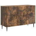 Sideboard Geräucherte Eiche 89 x 34,5 x 60 cm Holzwerkstoff