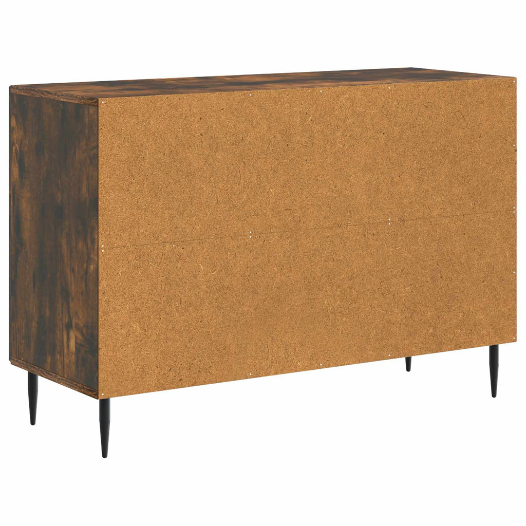 Sideboard Geräucherte Eiche 89 x 34,5 x 60 cm Holzwerkstoff