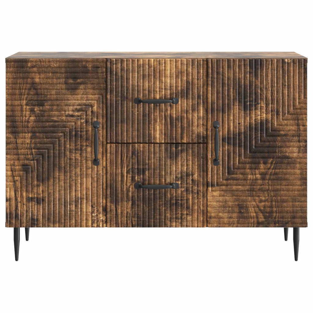 Sideboard Geräucherte Eiche 89 x 34,5 x 60 cm Holzwerkstoff