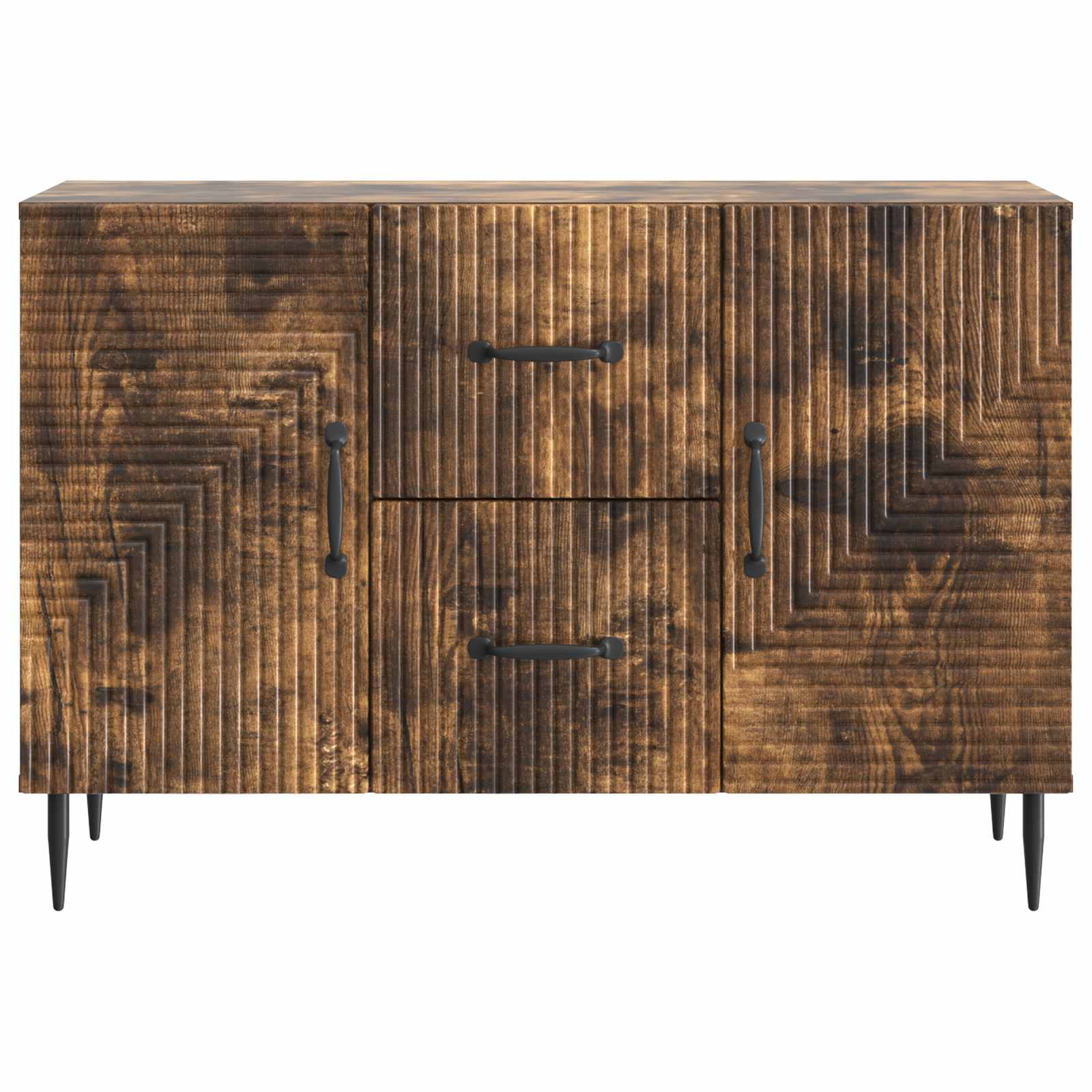 Sideboard Geräucherte Eiche 89 x 34,5 x 60 cm Holzwerkstoff