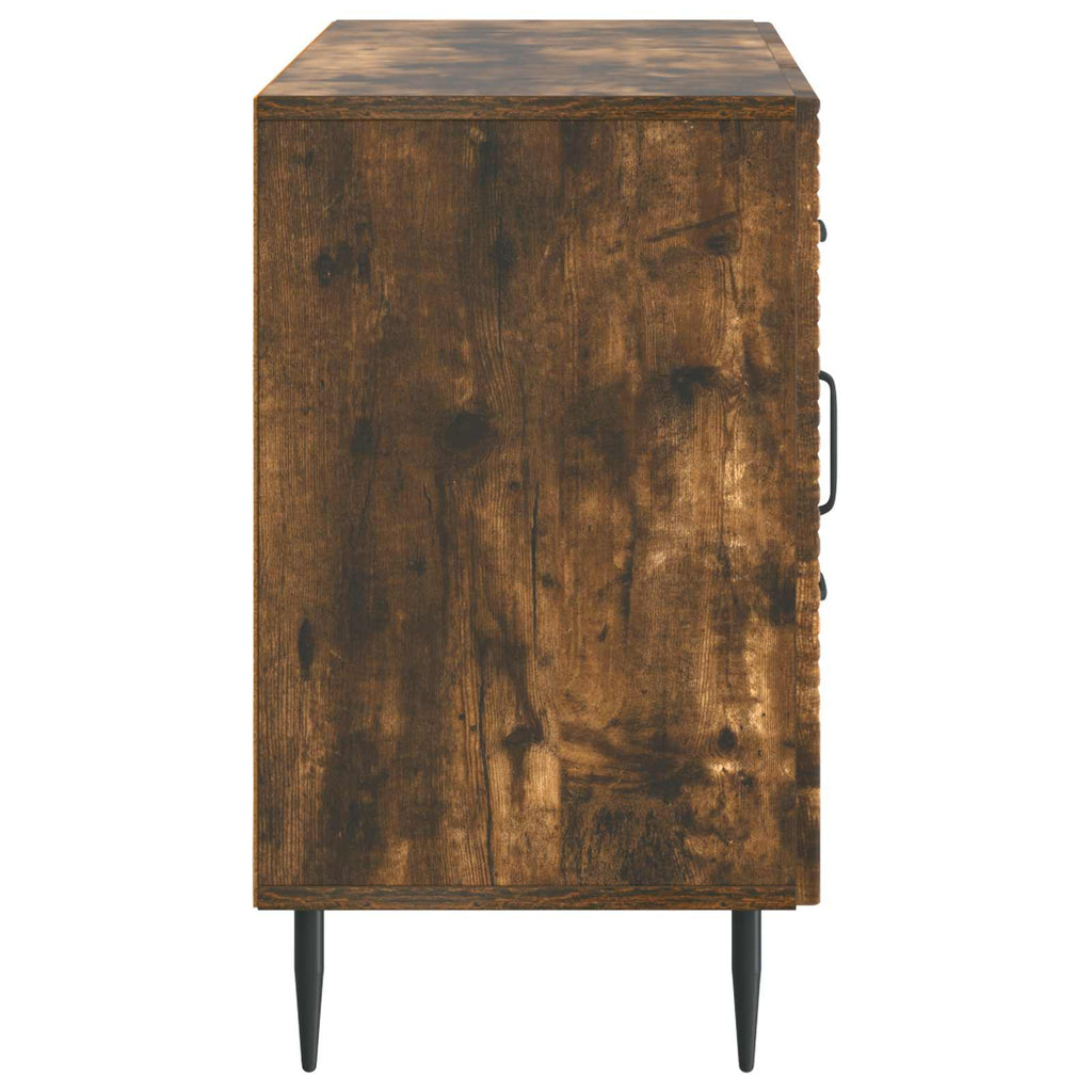 Sideboard Geräucherte Eiche 89 x 34,5 x 60 cm Holzwerkstoff