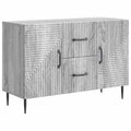 Sideboard Graues Sonoma 89 x 34,5 x 60 cm Holzwerkstoff