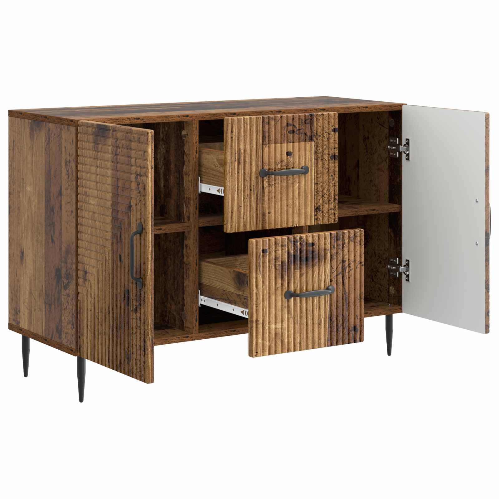 Sideboard Altholz 89 x 34,5 x 60 cm Holzwerkstoff