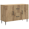 Sideboard Artisan-Eiche 89 x 34,5 x 60 cm Holzwerkstoff