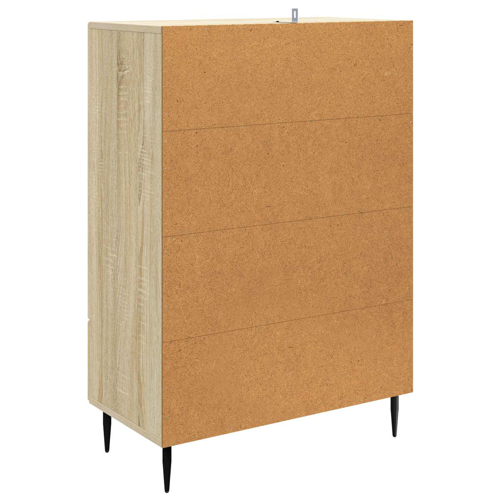 Sideboard Sonoma-Eiche 66 x 34,5 x 95 cm Holzwerkstoff