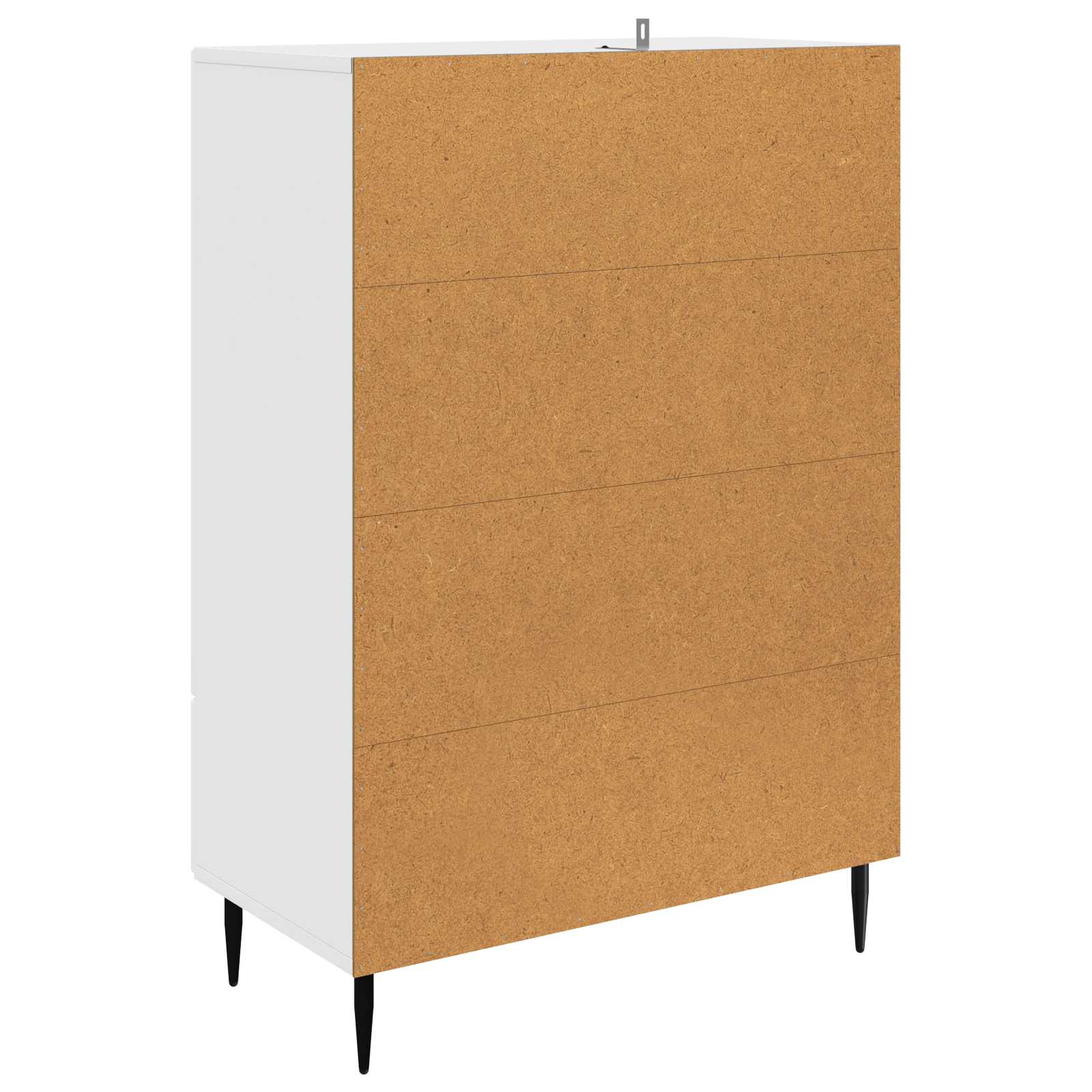 Sideboard Hochglanz Weiß 66 x 34,5 x 95 cm Holzwerkstoff