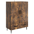 Sideboard Geräucherte Eiche 66 x 34,5 x 95 cm Holzwerkstoff