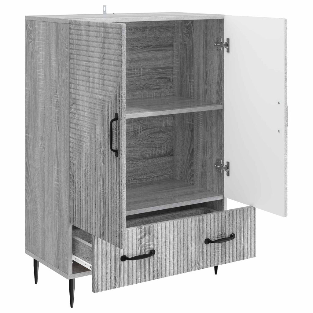 Sideboard Graues Sonoma 66 x 34,5 x 95 cm Holzwerkstoff